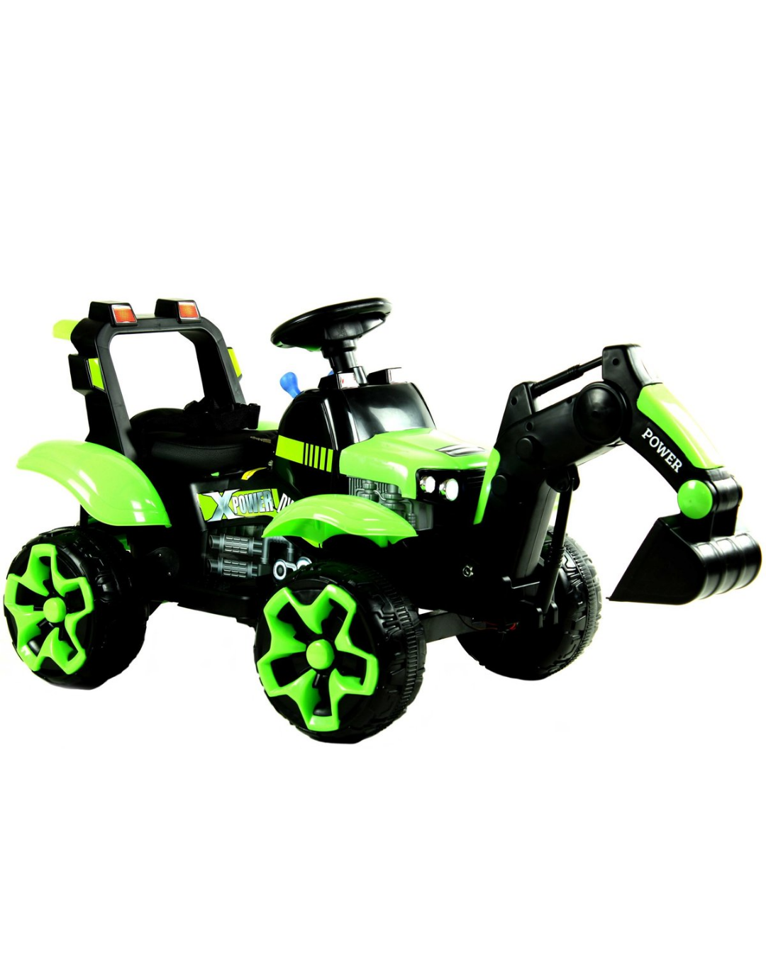 Tractor Excavadora Montable Eléctrico 12V – Con Brazo Operativo