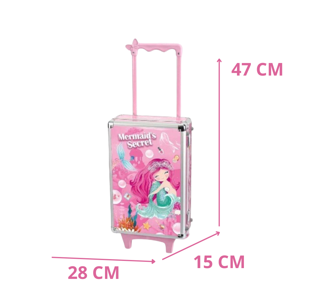 El estuche de maquillaje de sirena princesa