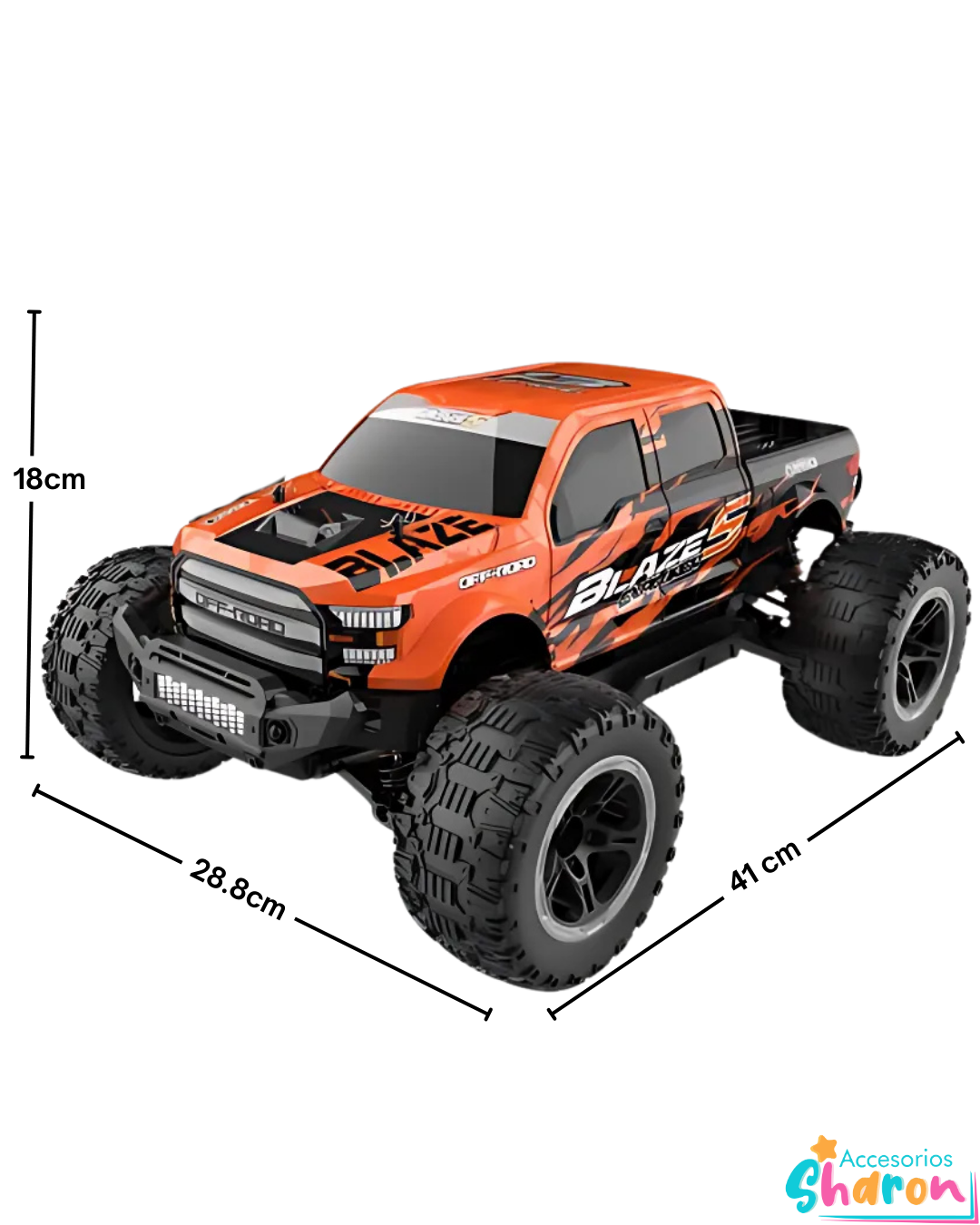 Carro A Control Remoto Rc Blaze S Monster 4wd
