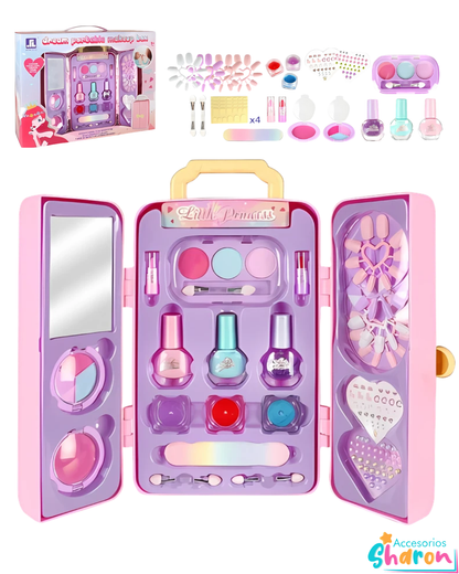 Maleta Set De Maquillaje Real Para Las Princesas Niñas