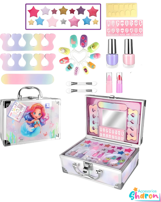 Maletin De Maquillaje Sirena Acoiris