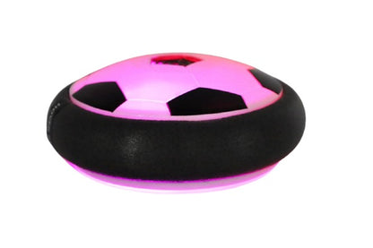 Pelota deslizante de futbol hover o hockey con luces led.