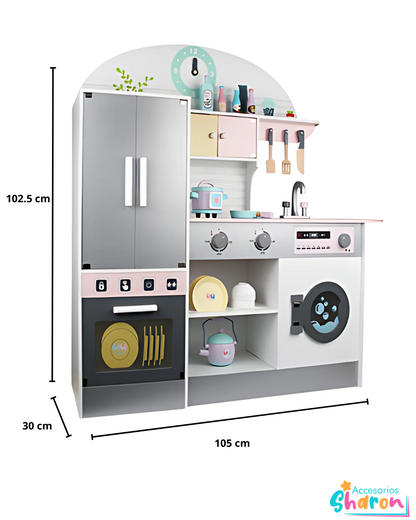 Cocina de madera 102.5cm de alto