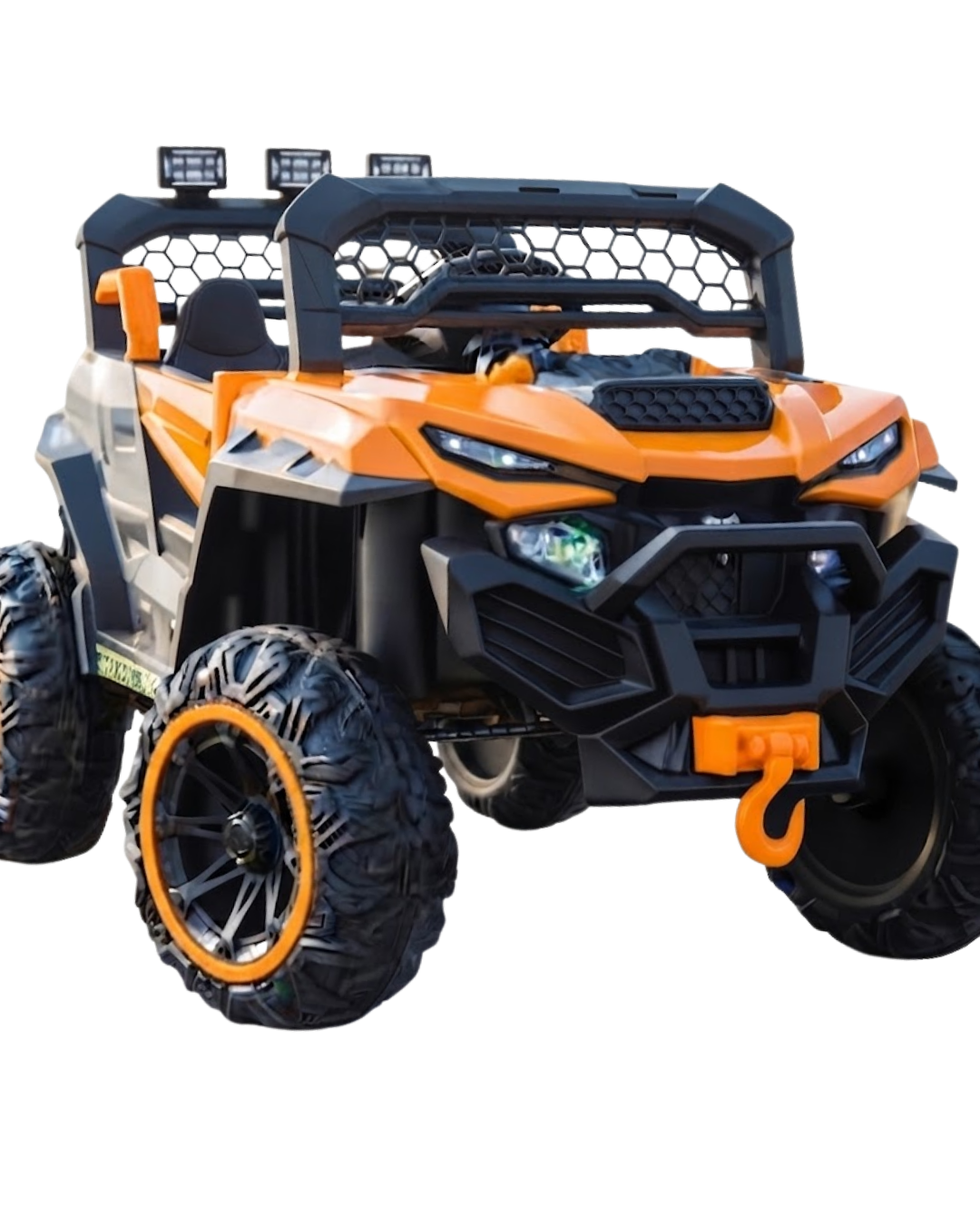 Carro Montable Eléctrico Todo Terreno 12V estilo UTV – Naranja Deportivo