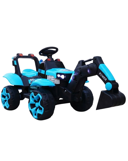 Tractor Excavadora Montable Eléctrico 12V – Con Brazo Operativo