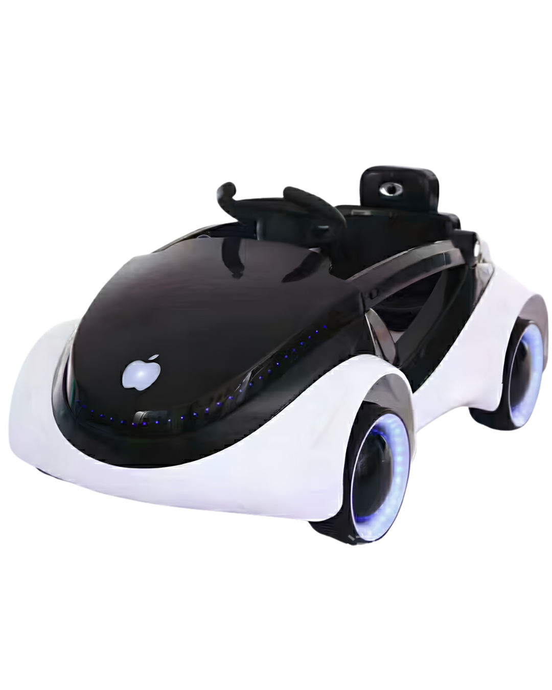 Carro Montable Eléctrico Deportivo Futurista 12V – Con Llantas LED