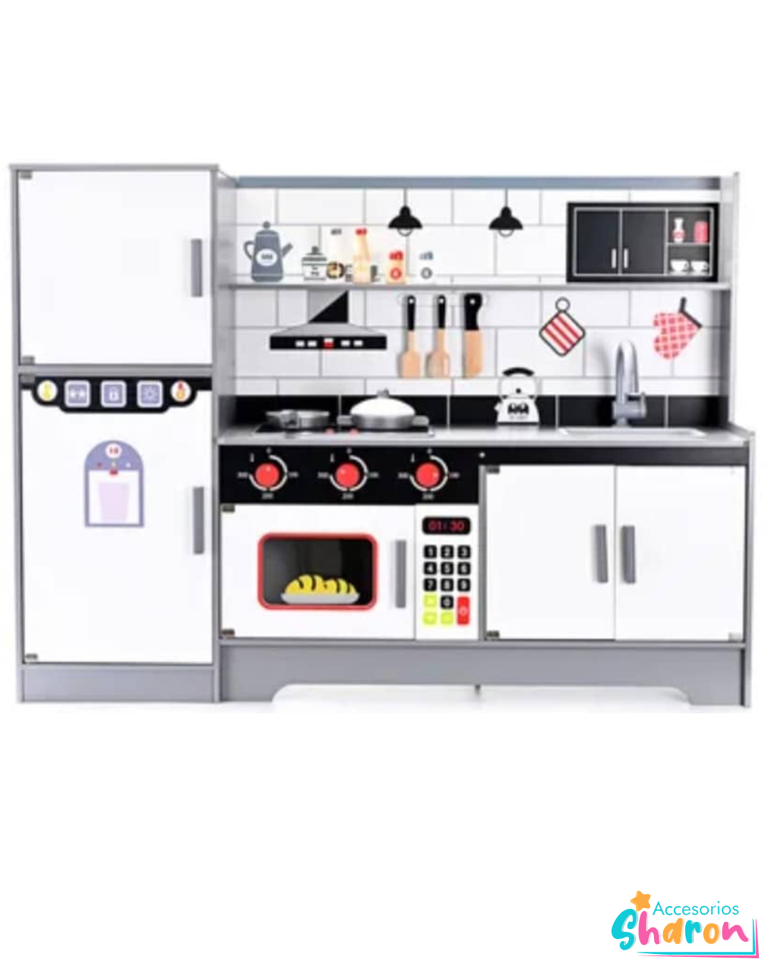 Cocina de madera 81cm de alto