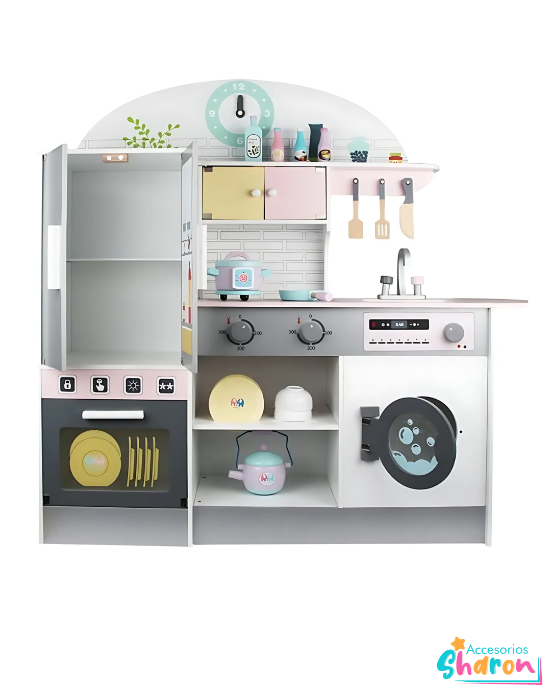 Cocina de madera 102.5cm de alto