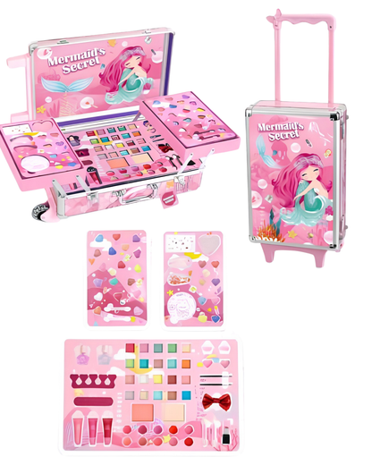 El estuche de maquillaje de sirena princesa