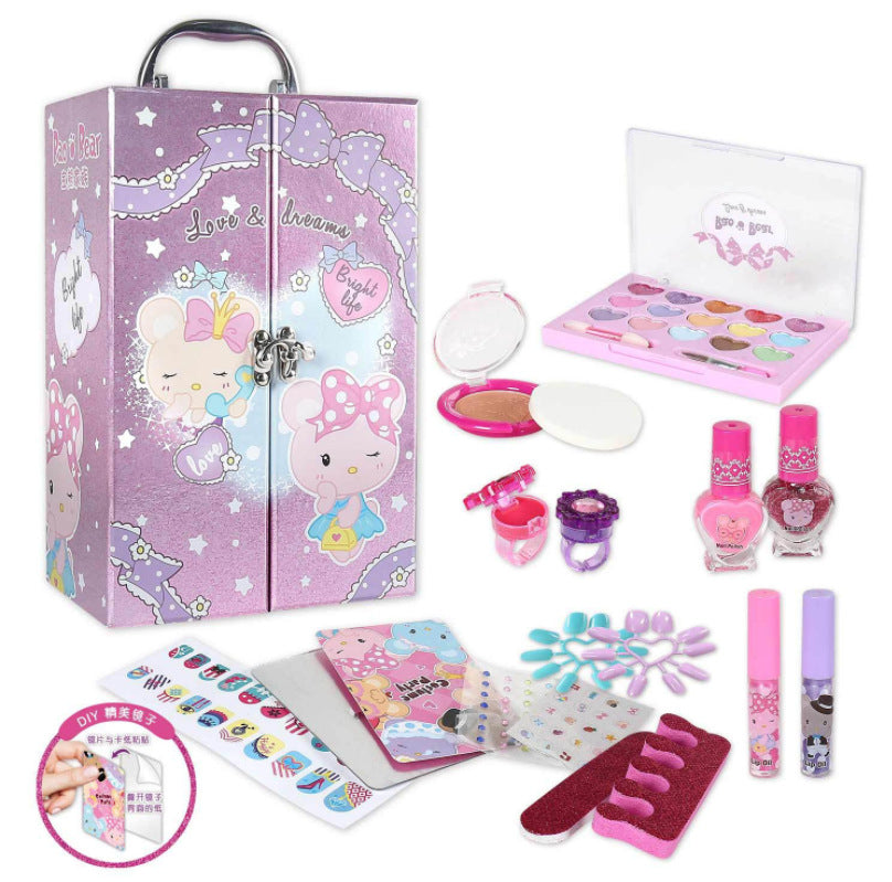 Set maleta de maquillaje real para niñas princesas