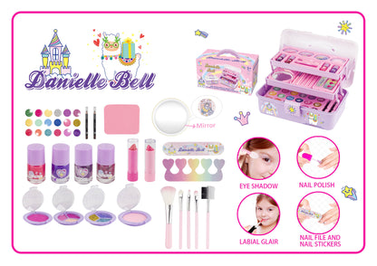 Set de maquillaje real para niñas Danielle Bell